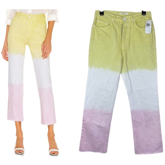 SALE GRLFRND The Mica three color jeans straight leg with a supper high rise - Picture 14 of 16